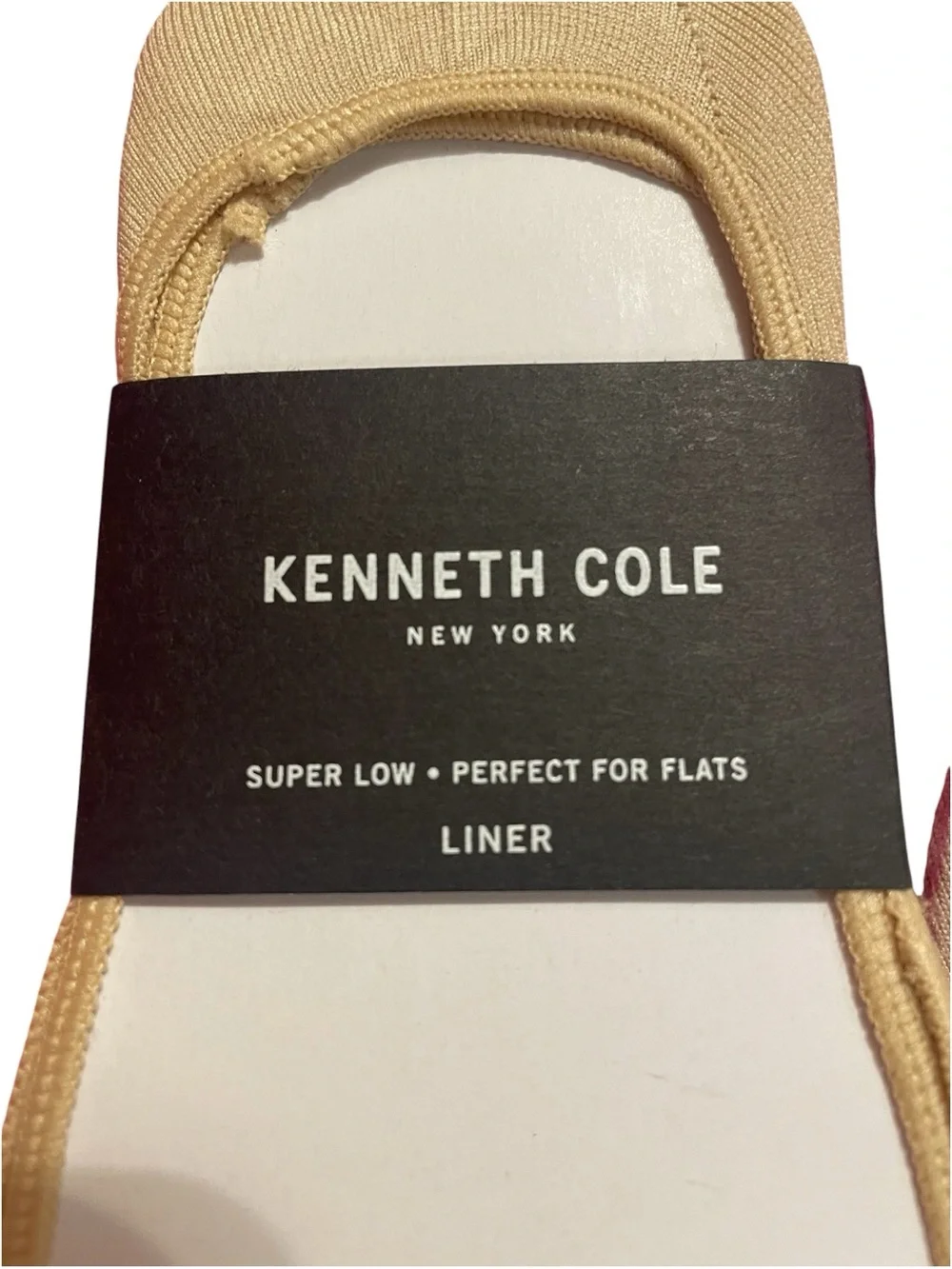 Kenneth Cole Super Low Liner Socks 3-Pack Nude/Beige | Bundle of 5 Packs | New